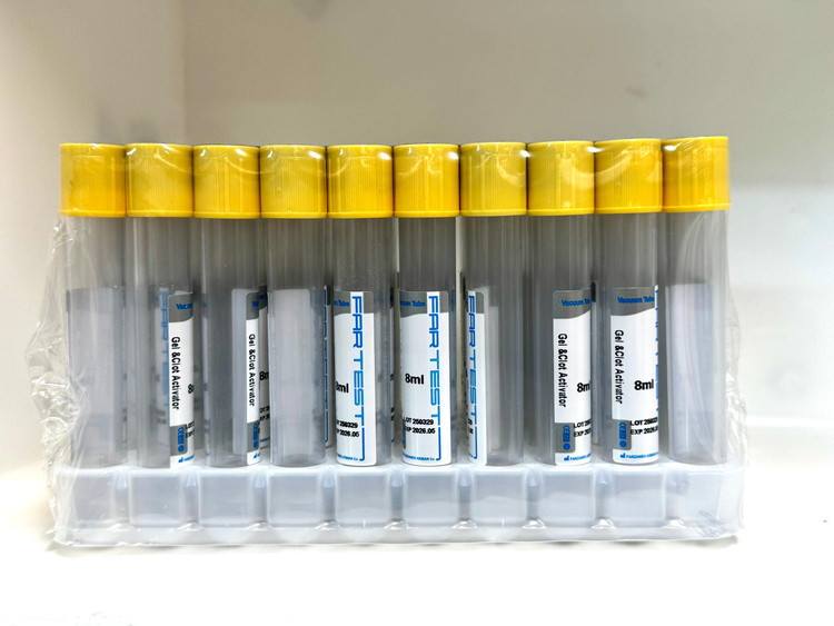 تصویرلوله جداسازی سرم خون با کیفیت بالا بسته 50 عددی