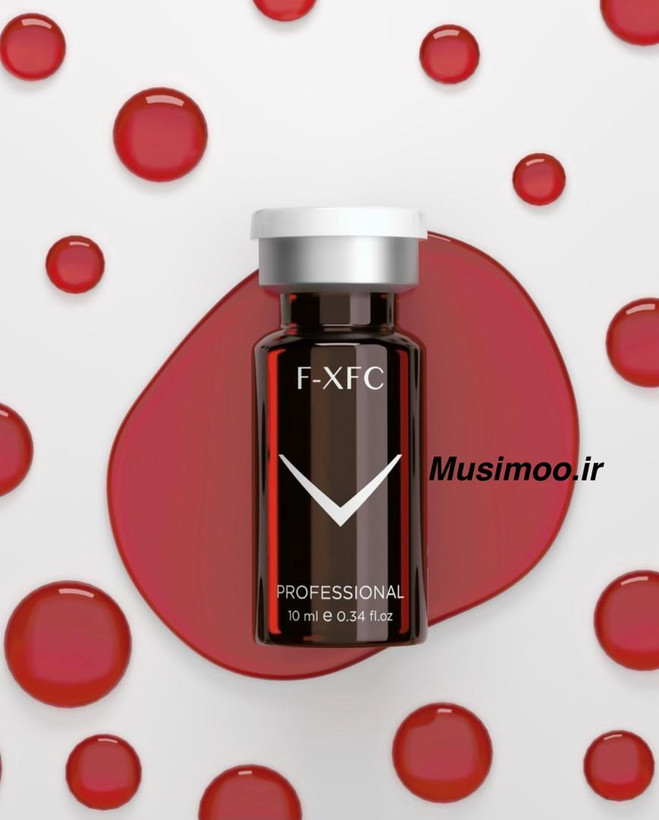 نمای نزدیک از کوکتل ضد پیری F-XFC ساخت اسپانیا اورجینال