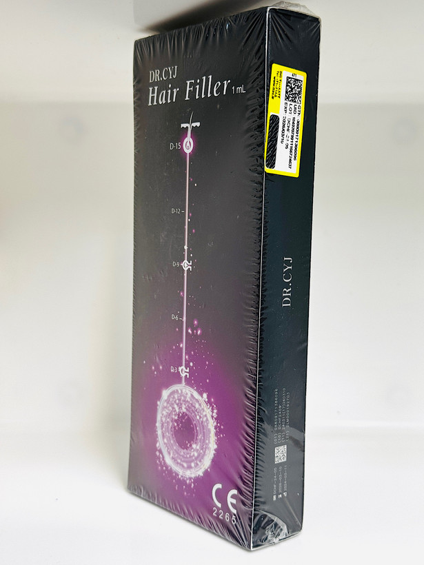 هیر فیلر Dr CYJ اصل – نمای جلوی بستهبندی کره ای