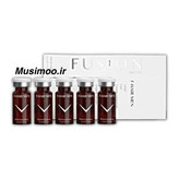 نمای نزدیک از کوکتل درمان ریزش هورمونی و ژنتیکی F-Hair Men ساخت اسپانیا اورجینال