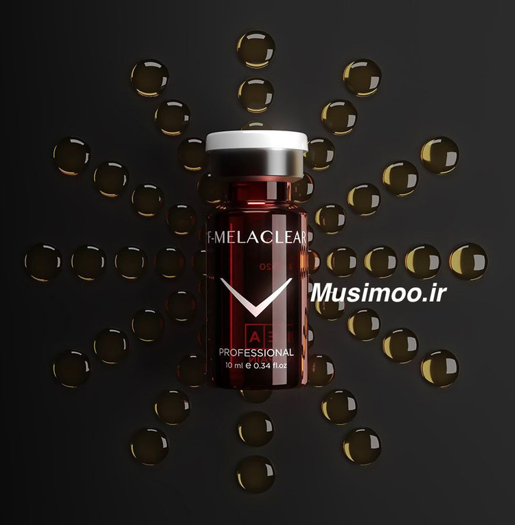 کوکتل مزوتراپی شفاف کننده و ضد لک فیوژن اف میلاکلیر اصل اسپانیا برای کاهش لکهای پوستی و یکدست شدن رنگ پوست