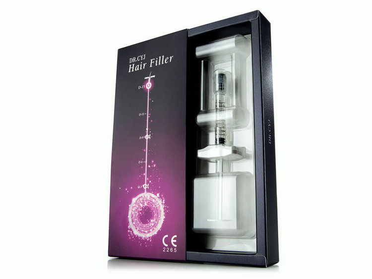هیر فیلر Dr CYJ اصل – نمای جلوی بستهبندی کره ای اصل