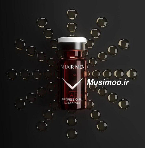 تصویر کوکتل فیوژن اصل F-Hair Men برای درمان ریزش موی مردانه و طاسی سر