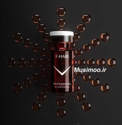 کوکتل مزوتراپی فیوژن F-Hair ۱۰ میلیلیتر — اورجینال با کیوآرکد و دو لیبله