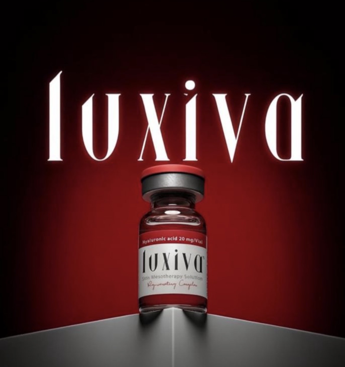 کوکتل مزوژل مزوتراپی لوکسیوا پک ۴ عددی کامل اصل با لیبل وزارت بهداشت سبز