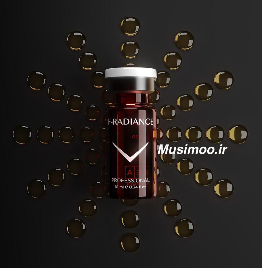 کوکتل مزوتراپی رادیانس F-RADIANCE فیوژن اصل اسپانیا  🇪🇸 | درمان ضد لکهای با منشا داخلی ، روشن‌کننده قوی و یکنواخت‌ساز رنگ پوست